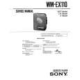 SONY WM-EX110 Manual de Servicio