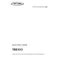 TRICITY BENDIX TBS613X Manual de Usuario