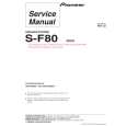 PIONEER S-F80/SXTW/EW5 Manual de Servicio