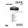 SONY CFS-E14L Manual de Servicio