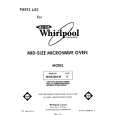 WHIRLPOOL MW3500XW0 Catálogo de piezas