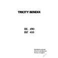 TRICITY BENDIX BL490 Manual de Usuario