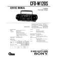 SONY CFDW120S Manual de Servicio