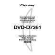 PIONEER DVD-D7361 Manual de Usuario