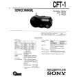 SONY CFT-1 Manual de Servicio