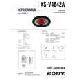 SONY XSV4642A Manual de Servicio