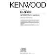 KENWOOD D-S300 Manual de Usuario