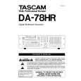 TEAC DA-78HR Manual de Usuario