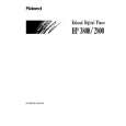 ROLAND HP3800 Manual de Usuario