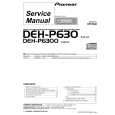 PIONEER DEH-P630 Manual de Servicio