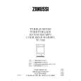 ZANUSSI ZAN TC7122 -SF-SU-EST-LT- Manual de Usuario