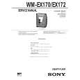 SONY WMEX170 Manual de Servicio