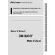 PIONEER GM-6300F/XU/EW5 Manual de Usuario