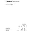 PIONEER CP-LX70TS/XTW/E Manual de Usuario