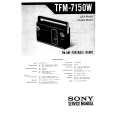 SONY TFM-7150W Manual de Servicio
