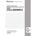 PIONEER CDJ-800MK2/RLFXJ Manual de Usuario