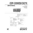 SONY CDP-CX90ES Manual de Servicio