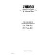 ZANUSSI ZEF90W1 Manual de Usuario
