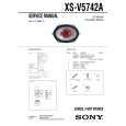 SONY XSV5742A Manual de Servicio