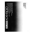 YAMAHA KX-500 Manual de Usuario