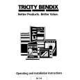 TRICITY BENDIX BK280 Manual de Usuario