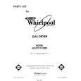 WHIRLPOOL 3LG5701XSW0 Catálogo de piezas
