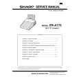 SHARP ER-A770 Manual de Servicio