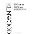 KENWOOD KRC-954R Manual de Usuario