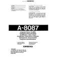 ONKYO A-8087 Manual de Usuario