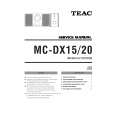 TEAC MC-DX15 Manual de Servicio