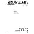 SONY MDR-E807V Manual de Servicio