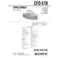 SONY CFDE10 Manual de Servicio