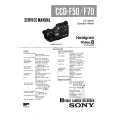SONY CCDF50 Manual de Servicio