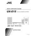 JVC UX-E15 Manual de Usuario