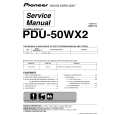 PIONEER PDU-50WX2/TUCYV Manual de Servicio