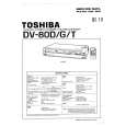 TOSHIBA DV80D/G/T Manual de Servicio