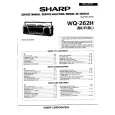 SHARP WQ262HBK Manual de Servicio