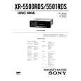 SONY XR5500RDS Manual de Servicio
