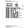 PIONEER SE-CL20/XCN/EW5 Manual de Servicio