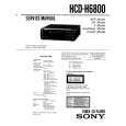 SONY HCD-H6800 Manual de Servicio