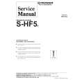 PIONEER S-HF5/E Manual de Servicio