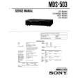 SONY MDS-503 Manual de Servicio