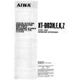 AIWA XT-003K Manual de Usuario