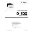 TEAC D-500 Manual de Servicio