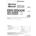 PIONEER DEH-2000R/XN/EW Manual de Servicio