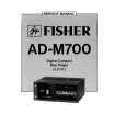 FISHER ADM700 Manual de Servicio