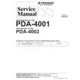 PIONEER PDA-4001/WL Manual de Servicio