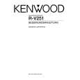 KENWOOD R-V251 Manual de Usuario