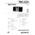 SONY PMC-222V Manual de Usuario