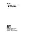 SONY HKPF-106 Manual de Servicio